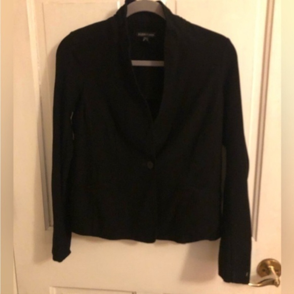 Eileen Fisher Black Stretch Blazer